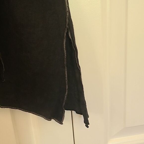 Xiao Open Front Cardigan Duster Linen Lagen Look Look Size XL - Picture 4 of 11